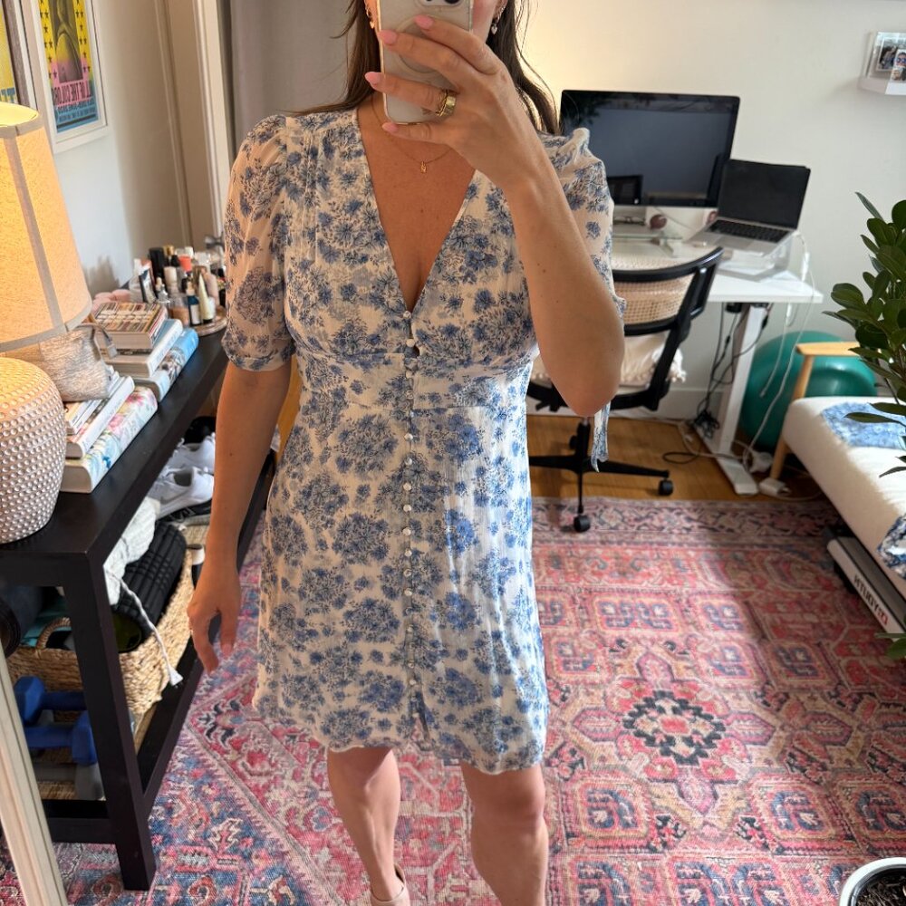 The Kooples Vintage Flowers Floral Print Dress (Size 3) - Picture 4 of 7